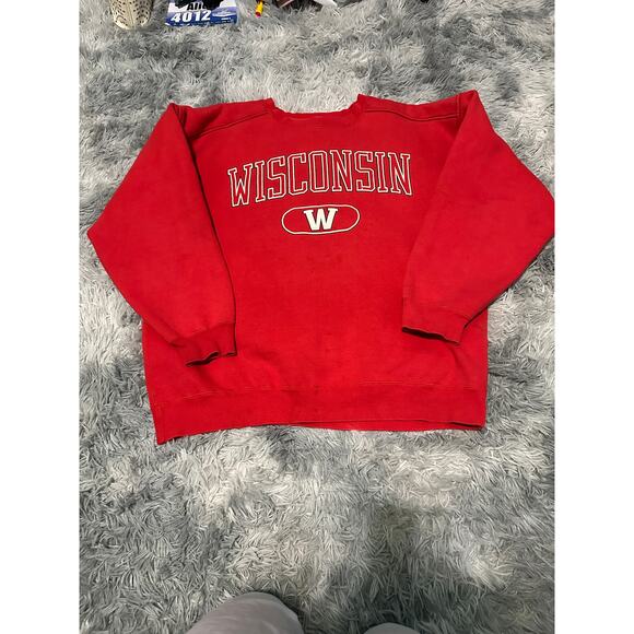 Wisconsin Badgers Crew Neck Size Large - Picture 1 of 5